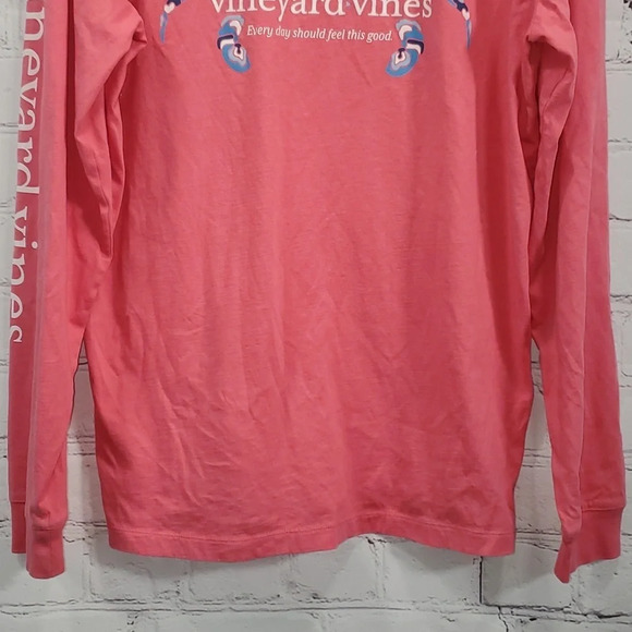 Vineyard Vines Long Sleeve T-Shirt Blue Crab Size M - Picture 10 of 13
